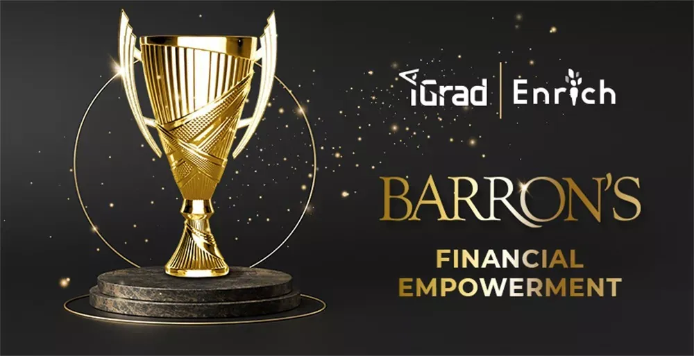 Barron’s Honors iGrad for Financial Empowerment header