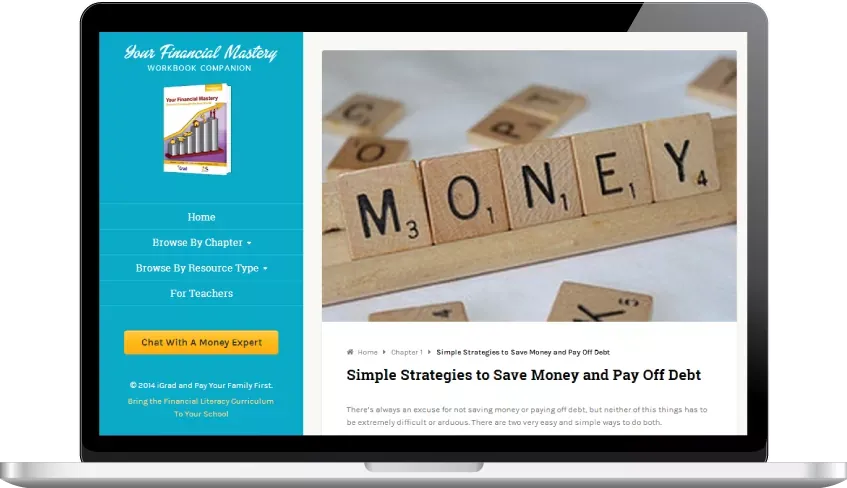 It’s True! iGrad’s Financial Literacy Curriculum Gets Powerful Online Support header