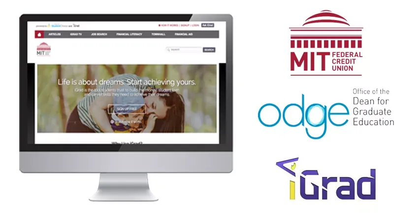 MIT Credit Union &amp; Office of the Dean for Graduate Education Partner with iGrad for Financial Literacy Initiative header