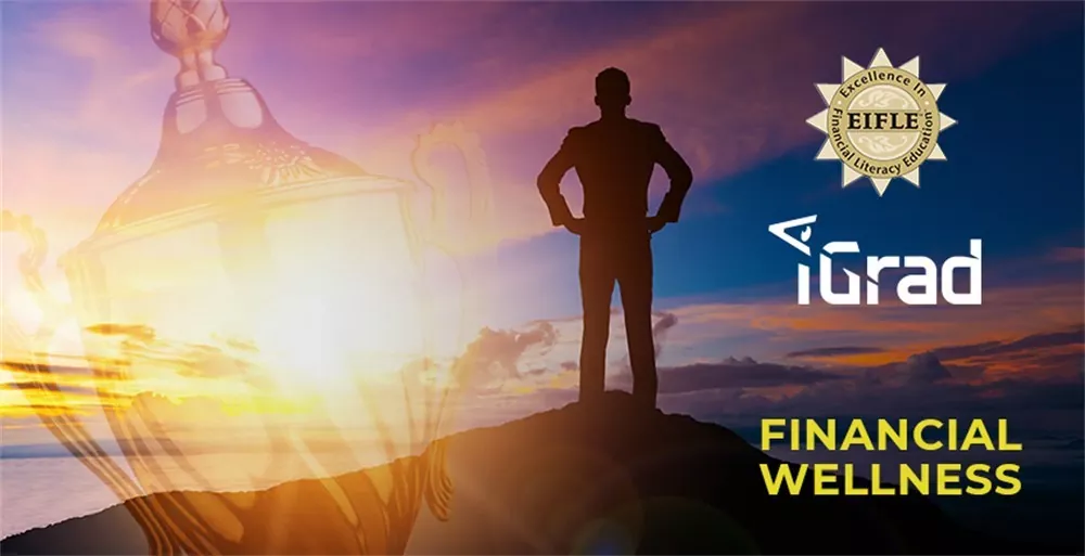 Financial Behavior Assessment from iGrad Wins EIFLE Award from the Institute for Financial Literacy header