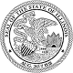 Seal of the State of Illinois featuring an eagle holding a banner and shield with a rising sun in the background.